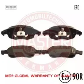 Комплект тормозных колодок, дисковый тормоз MASTER-SPORT купить