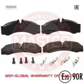 Комплект тормозных колодок, дисковый тормоз MASTER-SPORT купить