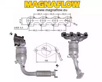 Катализатор MAGNAFLOW купить