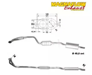 Катализатор MAGNAFLOW купить