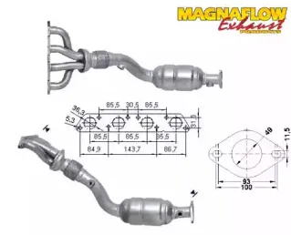 Катализатор MAGNAFLOW купить
