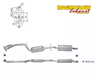 Катализатор MAGNAFLOW купить