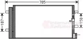 Конденсатор, кондиционер VAN WEZEL купить