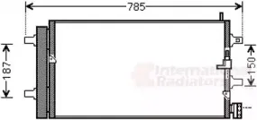 Конденсатор, кондиционер VAN WEZEL купить