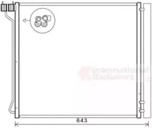 Конденсатор, кондиционер VAN WEZEL купить