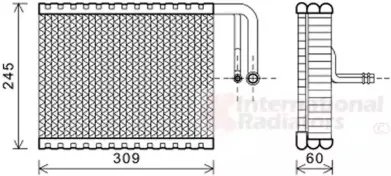 Испаритель, кондиционер VAN WEZEL купить