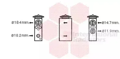 Расширительный клапан, кондиционер VAN WEZEL купить