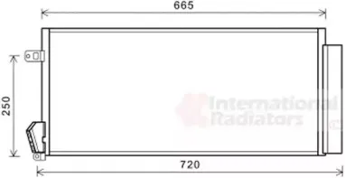 Конденсатор, кондиционер VAN WEZEL купить