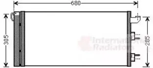 Конденсатор, кондиционер VAN WEZEL купить