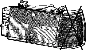 Основная фара VAN WEZEL купить