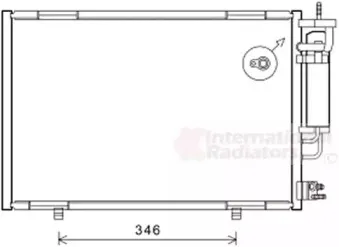 Конденсатор, кондиционер VAN WEZEL купить