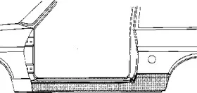 Накладка порога VAN WEZEL купить