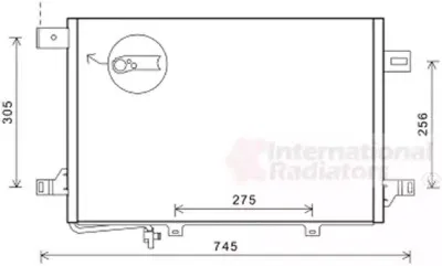 Конденсатор, кондиционер VAN WEZEL купить
