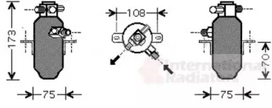 Осушитель, кондиционер VAN WEZEL купить