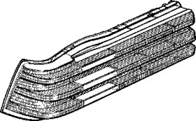 Рассеиватель, задний фонарь VAN WEZEL купить