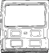 Дверь, кузов VAN WEZEL купить