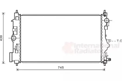 Радиатор, охлаждение двигателя VAN WEZEL купить