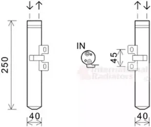 Осушитель, кондиционер VAN WEZEL купить