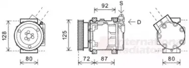 Компрессор, кондиционер VAN WEZEL купить