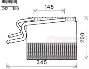 Испаритель, кондиционер VAN WEZEL купить