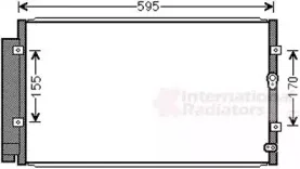 Конденсатор, кондиционер VAN WEZEL купить