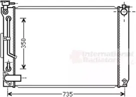 Радиатор, охлаждение двигателя VAN WEZEL купить