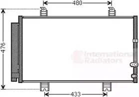 Конденсатор, кондиционер VAN WEZEL купить