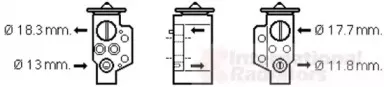 Расширительный клапан, кондиционер VAN WEZEL купить