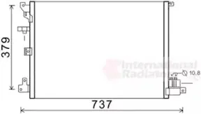 Конденсатор, кондиционер VAN WEZEL купить