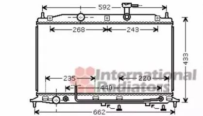Радиатор, охлаждение двигателя VAN WEZEL купить