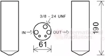 Осушитель, кондиционер VAN WEZEL купить