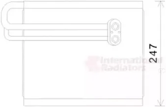 Испаритель, кондиционер VAN WEZEL купить