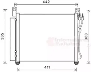 Конденсатор, кондиционер VAN WEZEL купить