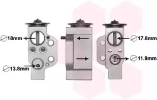 Расширительный клапан, кондиционер VAN WEZEL купить