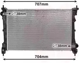 Радиатор, охлаждение двигателя VAN WEZEL купить