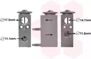 Расширительный клапан, кондиционер VAN WEZEL купить