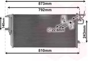 Конденсатор, кондиционер VAN WEZEL купить