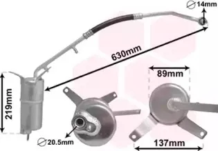 Осушитель, кондиционер VAN WEZEL купить