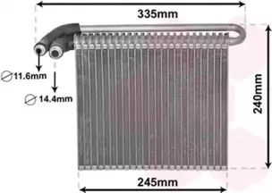 Испаритель, кондиционер VAN WEZEL купить
