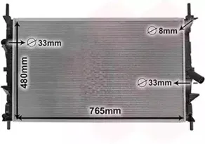 Радиатор, охлаждение двигателя VAN WEZEL купить