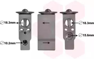 Расширительный клапан, кондиционер VAN WEZEL купить