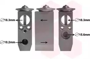 Расширительный клапан, кондиционер VAN WEZEL купить