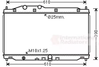 Радиатор, охлаждение двигателя VAN WEZEL купить