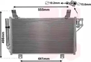 Конденсатор, кондиционер VAN WEZEL купить