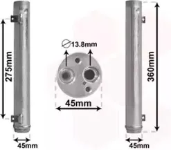 Осушитель, кондиционер VAN WEZEL купить