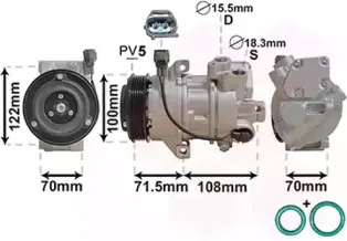 Компрессор, кондиционер VAN WEZEL купить