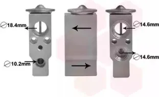 Расширительный клапан, кондиционер VAN WEZEL купить