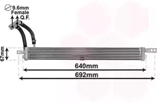 масляный радиатор, двигательное масло VAN WEZEL купить