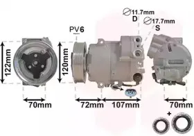 Компрессор, кондиционер VAN WEZEL купить