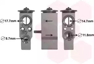 Расширительный клапан, кондиционер VAN WEZEL купить